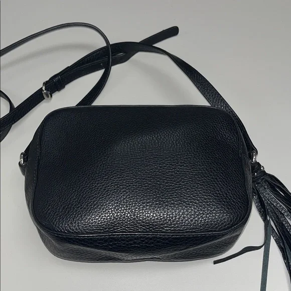 Gucci Black Soho Studded Disco Logo Leather Crossbody Bag - Picture 5 of 16